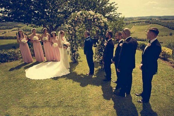 tuscany vineyard wedding